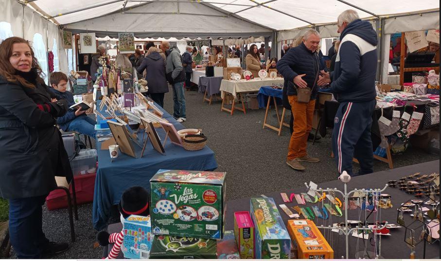 marché art et artisanat en novembre